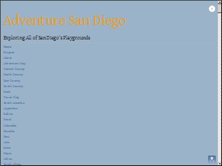 Web site www.adventuresd.com, Steamboat Game & Fish