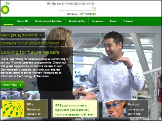 Web site http://www.bp.com, Prairie Stop