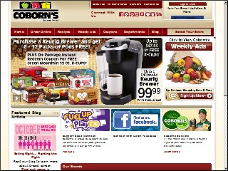 Web site www.coborns.com, Coborn's Grocery Store Mitchell